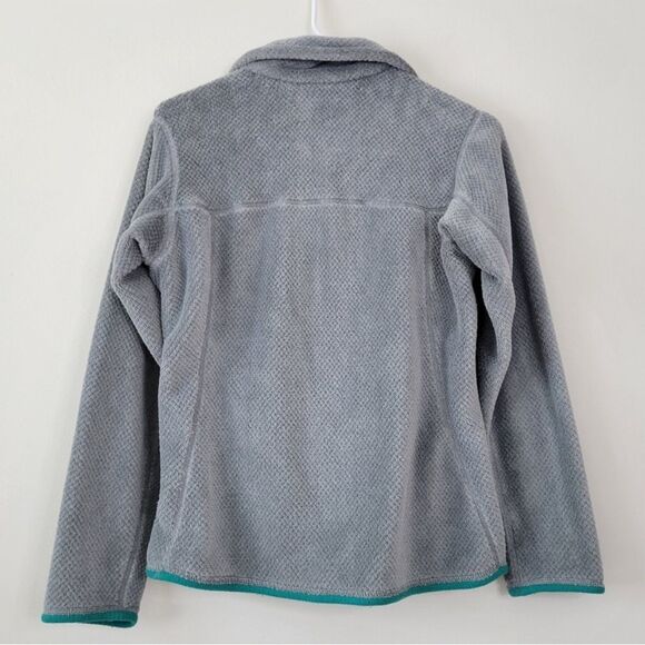 Patagonia Re-Tool Snap-T Pullover in Grey with Teak/Turquoise Detail - Picture 4 of 5